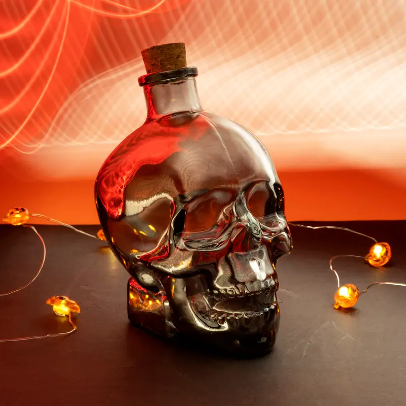 Бутылка "Череп", Halloween, 380 мл, в ассортименте