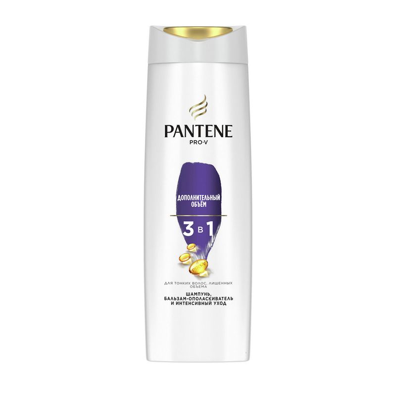 Шампунь 3 в 1 "Дополнительный объём", Pantene, 360 мл