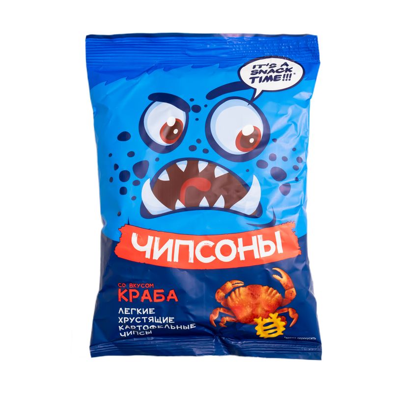 Чипсы воздушные "Чипсоны" со вкусом краба, 40 г