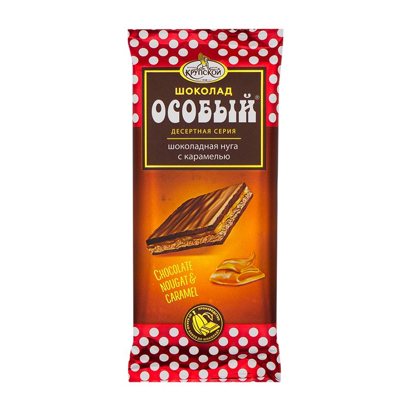 Шоколад  "Особый" с нугой и карамелью, 100 г