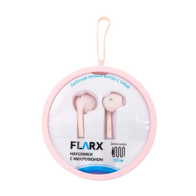 Наушники с микрофоном, Flarx, в ассортименте