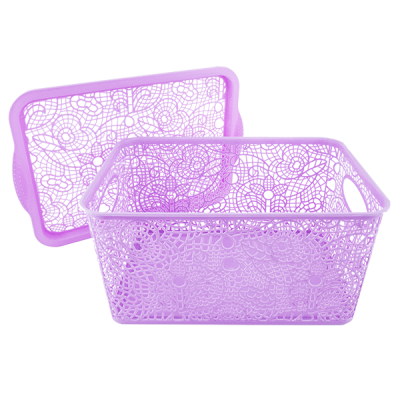 Коробка ажурная с крышкой, 34х24х15 см