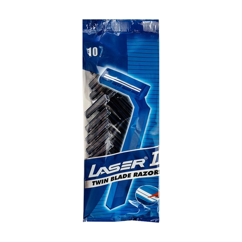 Одноразовые бритвы для мужчин Laser, 2 лезвия, 10 шт.