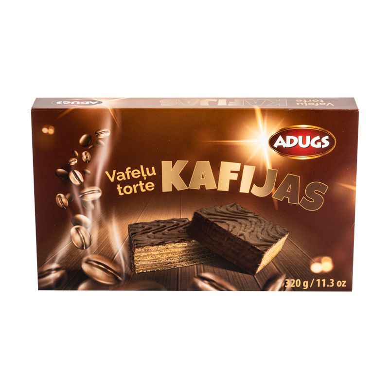 Вафельный торт "Kafijas", ADUGS, 320 г