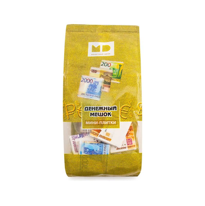 Шоко плитки "Денежный мешок", 150г