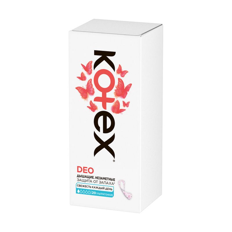 Прокладки ежедневные "Deo", Kotex, 20 шт., в ассортименте