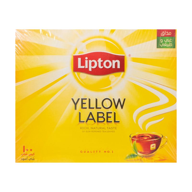 Чай черный, Lipton, 100 пакетиков
