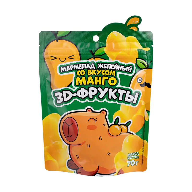 Мармелад желейный "3D фрукты", 70 г, в ассортименте