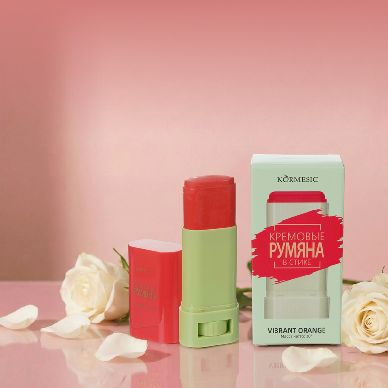 Румяна кремовые в стике, KORMESIC, 20 г, в ассортименте