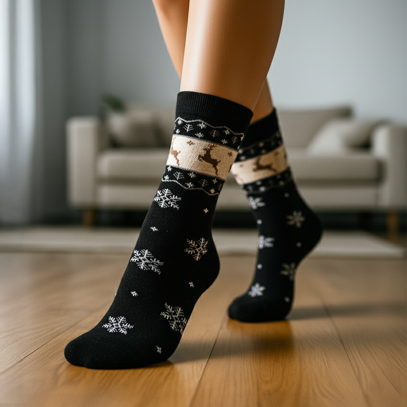 Носки женские утеплённые, Contrast, в ассортименте