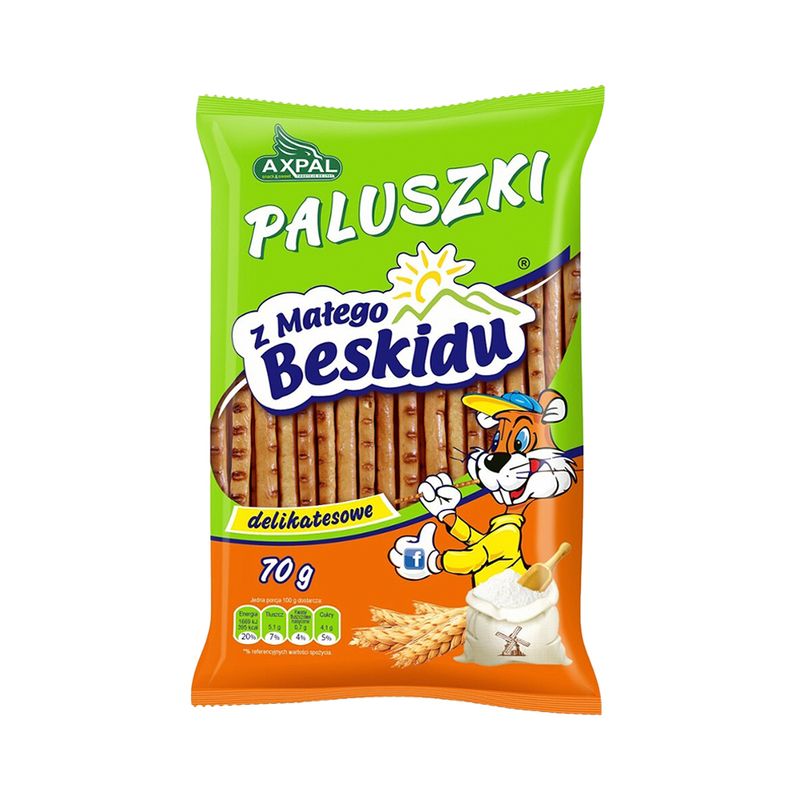 Соломка, Axpal, 60 г, в ассортименте