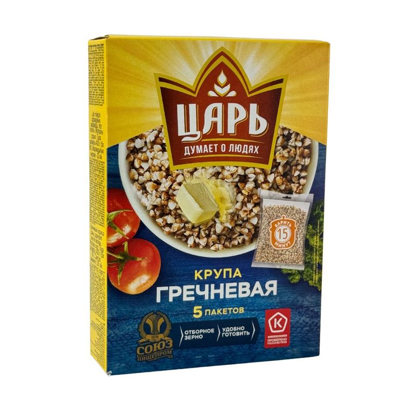 Крупа гречневая  TSAR в пак/варки 400 г