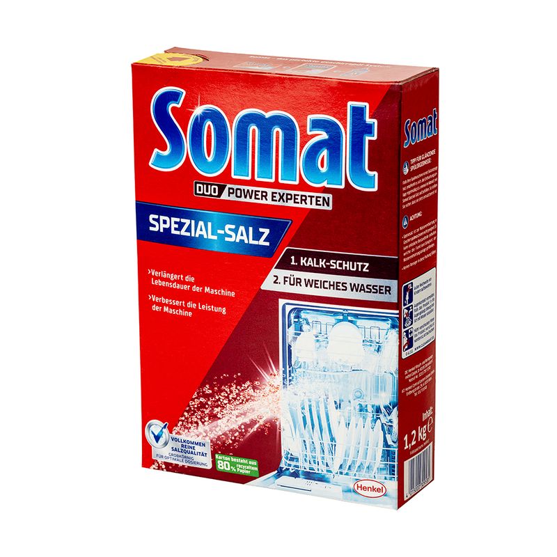 Соль для посудомоечной машины, Somat, 1,2 кг