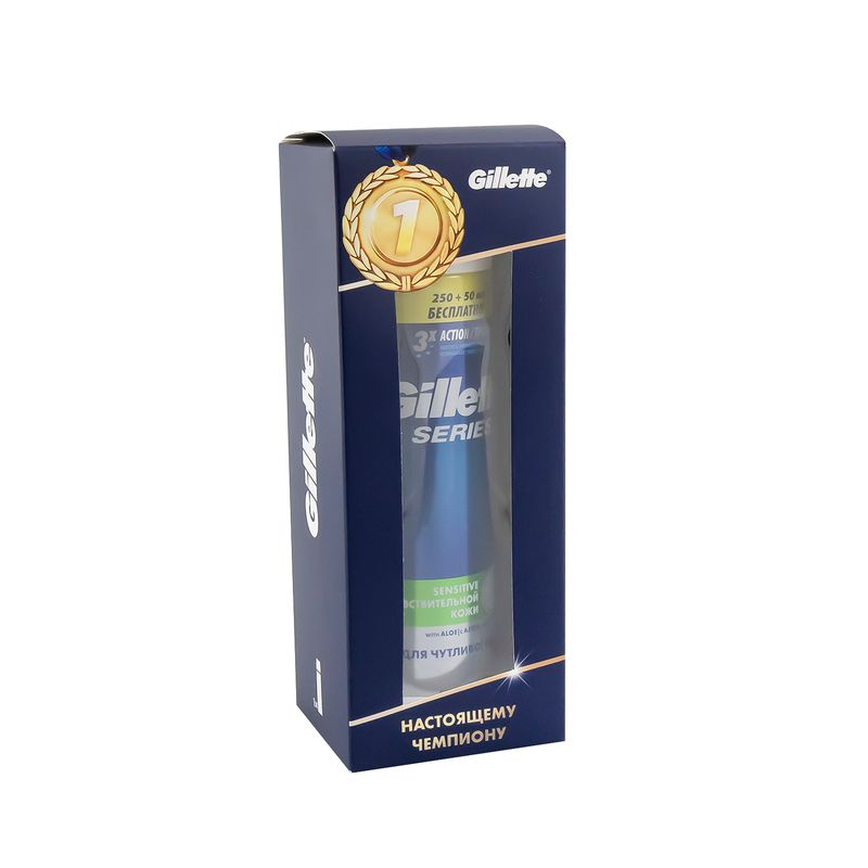 Пена для бритья, Gillette Sensitive, 250+50 мл