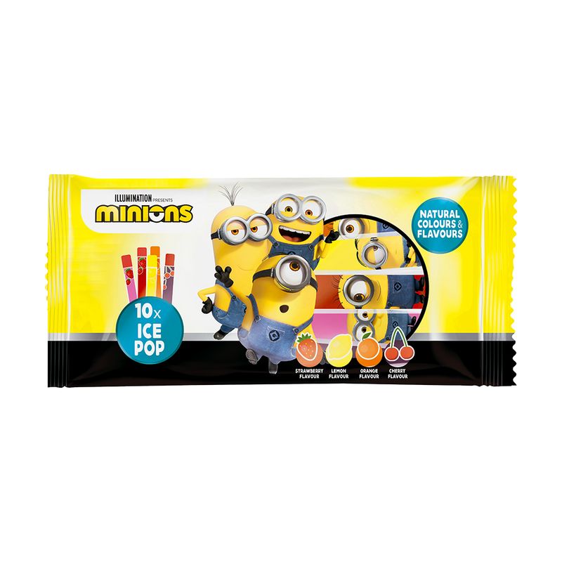 Соковое мороженое с фруктовым вкусом Paw Patrol, Minions, 500 г