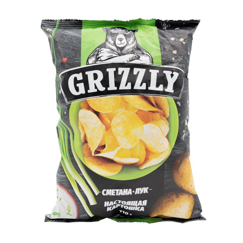 Чипсы, Grizzly, 110 г, в ассортименте