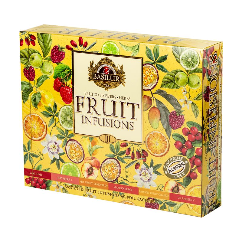 Фруктовый чай пакетированный FRUIT INFUSIONS Vol II Assorted, 60 шт.
