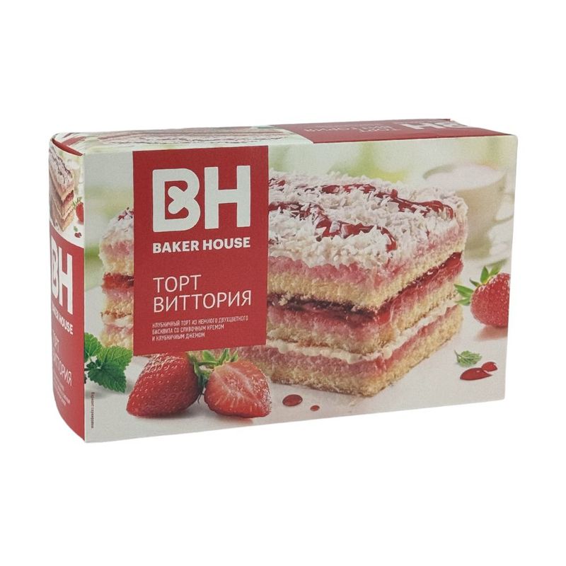 Торт Baker House клубника 350г