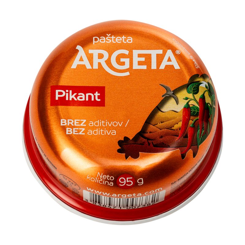 Паштет куриный Argeta, острый, 95 г