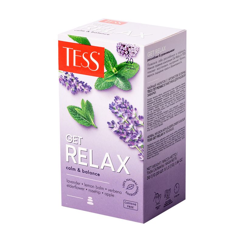 Чай "Get Relax", TESS, 20x1,5 г