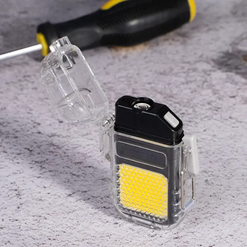 Фонарик-зажигалка на аккумуляторной батарее с кабелем USB, FLARX, в ассортименте