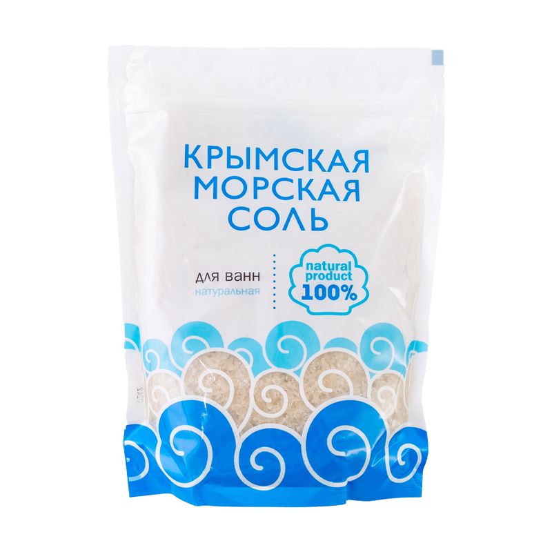 Крымская морская соль для ванн, 1100 г, в ассортименте