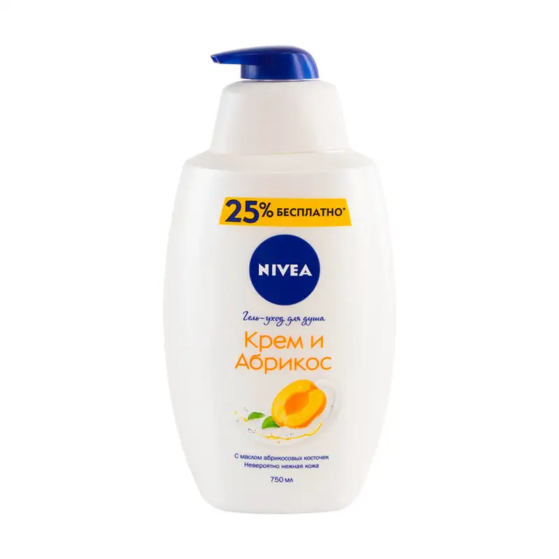 Гель для душа, Nivea, 750 мл, в ассортименте