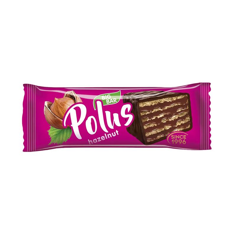Глазированный вафельный батончик, Polus, 60 г, в ассортименте