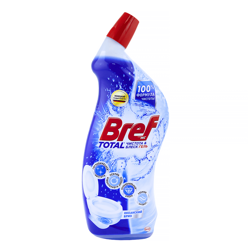 Чистящее средство для туалета, Bref, 700 мл, в ассортименте