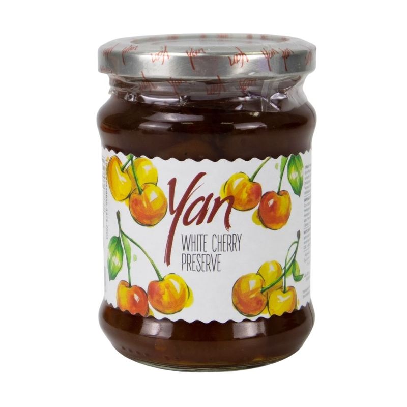 Варенье Yan из белой черешни 300г