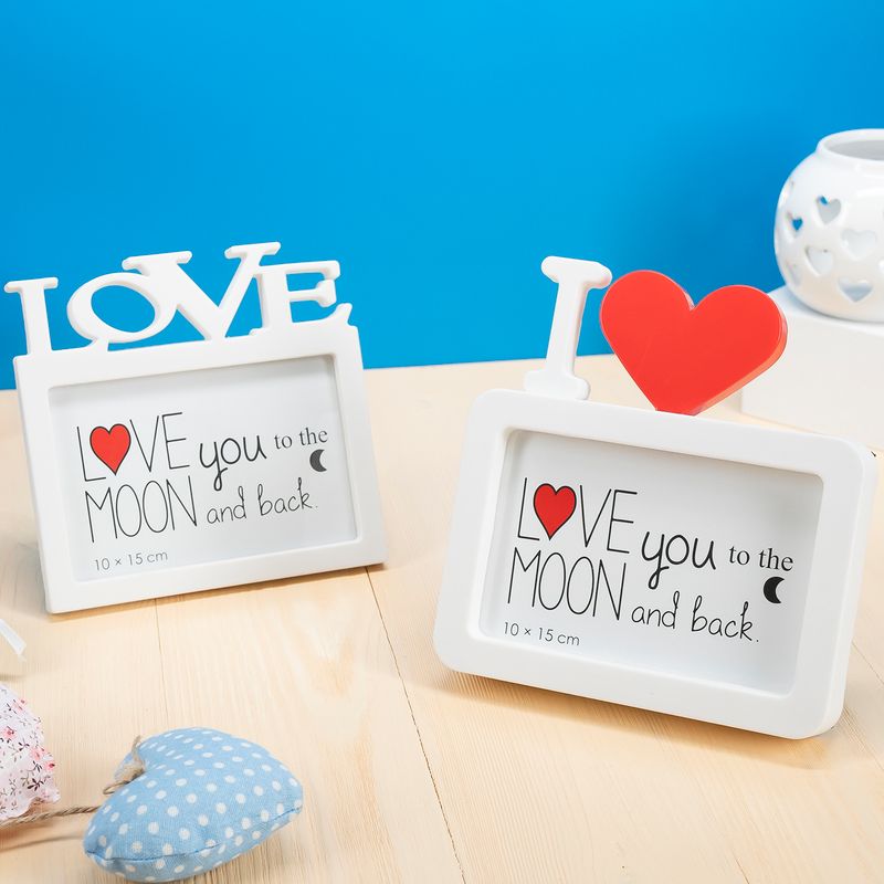 Фоторамка "Любовь", With Love, 10х15 см, в ассортименте