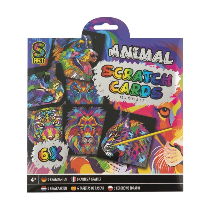 Набор Scratch Art, 19,5х19,5 см, в ассортименте