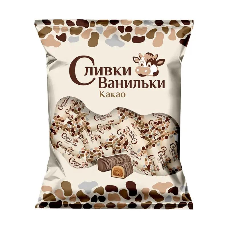 Мягкая карамель "Сливки-Ванильки", 200 г, в ассортименте