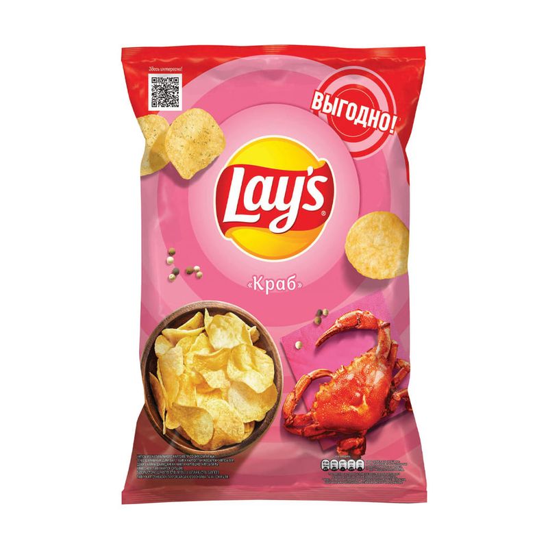 Картофельные чипсы, Lay's, 210 г, в ассортименте