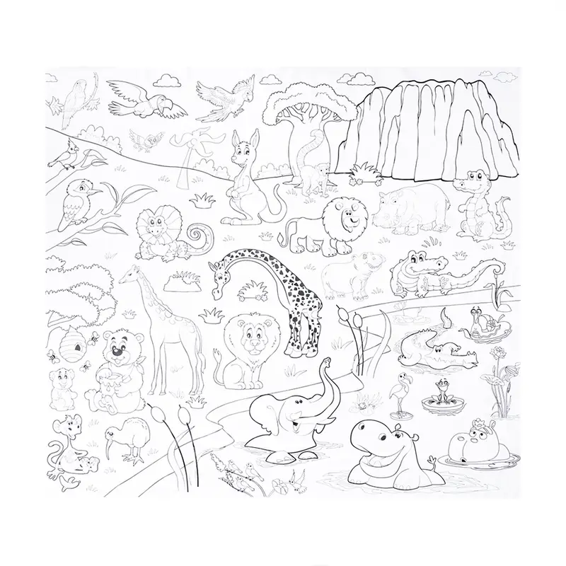 Скатерть "Разукрашка", Kid's Fantasy, 110х120 см, в ассортименте