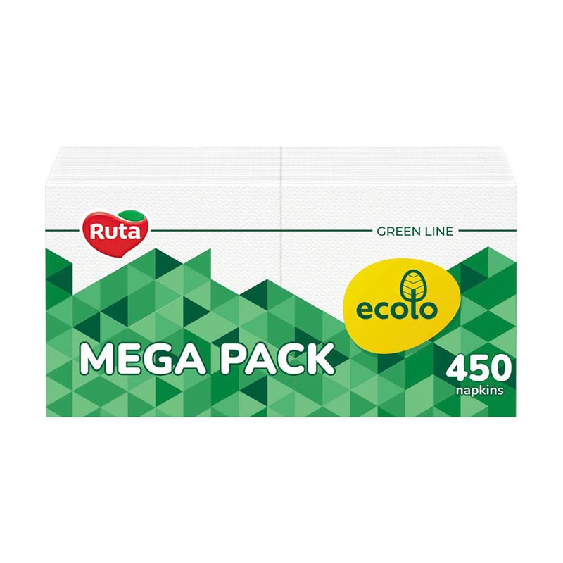 Салфетки "Ruta Ecolo" 450 шт., белые