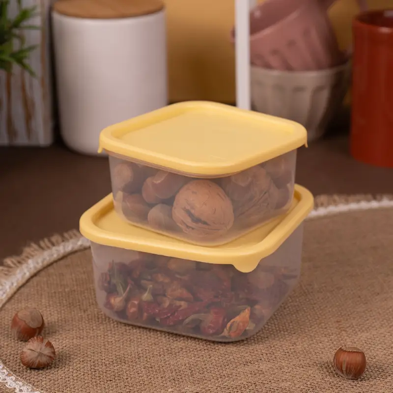 Контейнер для продуктов квадратный, Sugar&Spice, 0,4 л, в ассортименте