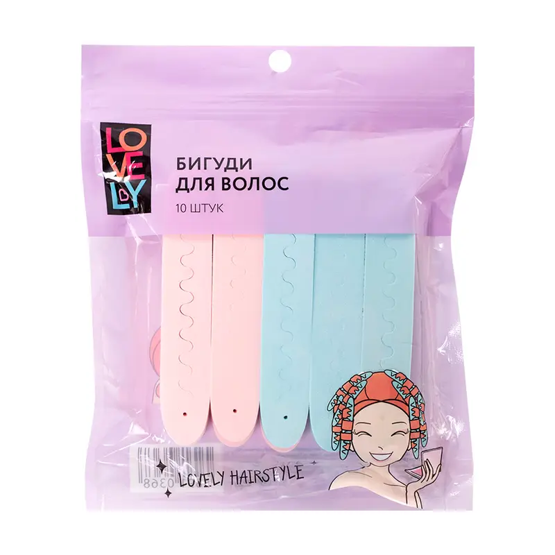 Бигуди для волос, Lovely, 10 шт., в ассортименте