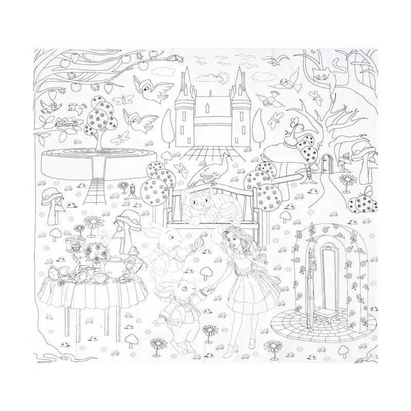 Скатерть "Разукрашка", Kid's Fantasy, 110х120 см, в ассортименте