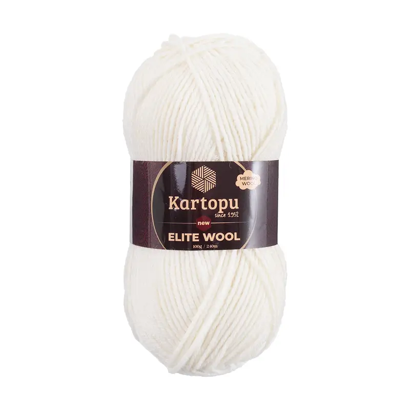 Пряжа для ручного вязания "Elite Wool", Kartopu, 100 г, 240 м, в ассортименте