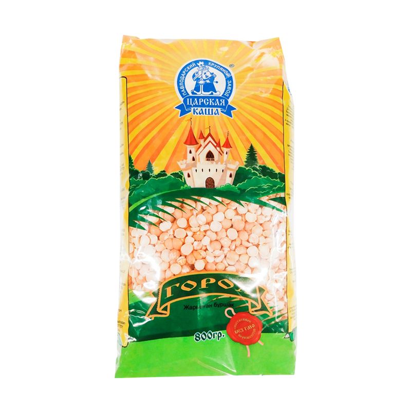 Горох колотый шлифованный, Царская каша, 0,8 кг