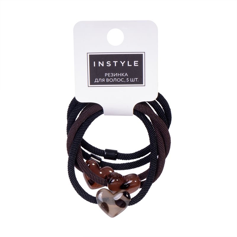 Резинка для волос, INSTYLE, 5 шт., в ассортименте