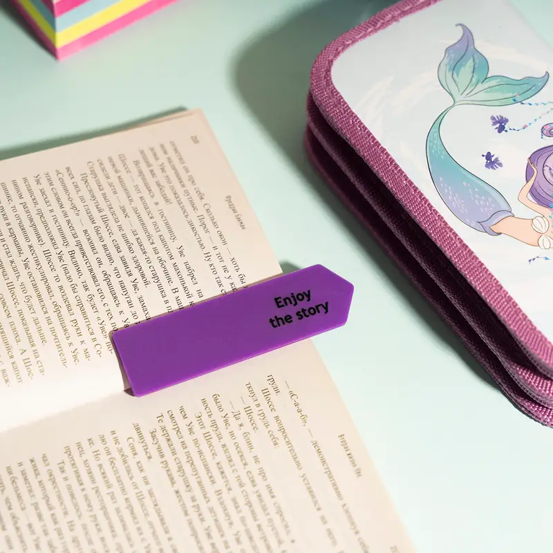 Силиконовые закладки для книг, Hupper Dupper, 2 шт., в ассортименте