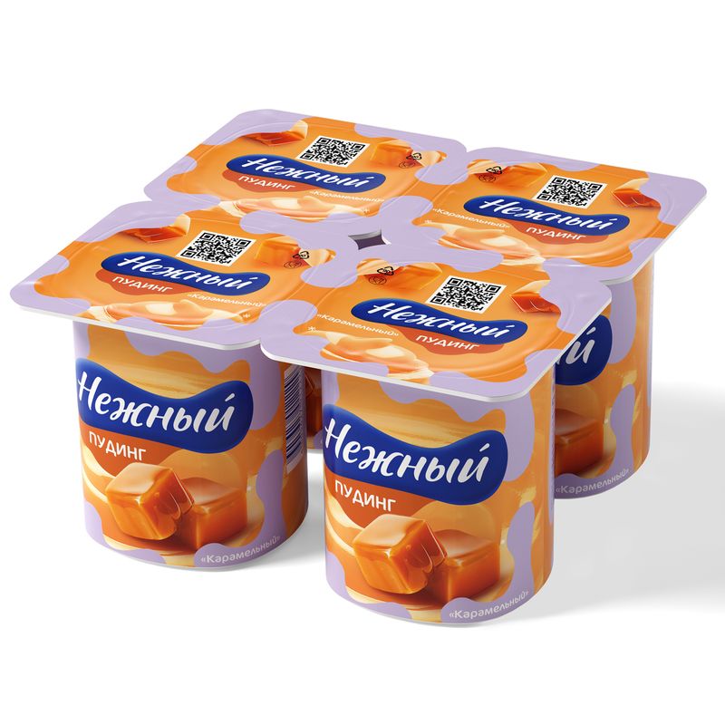 Пудинг карамельный, Нежный, 2,8%, 100 г