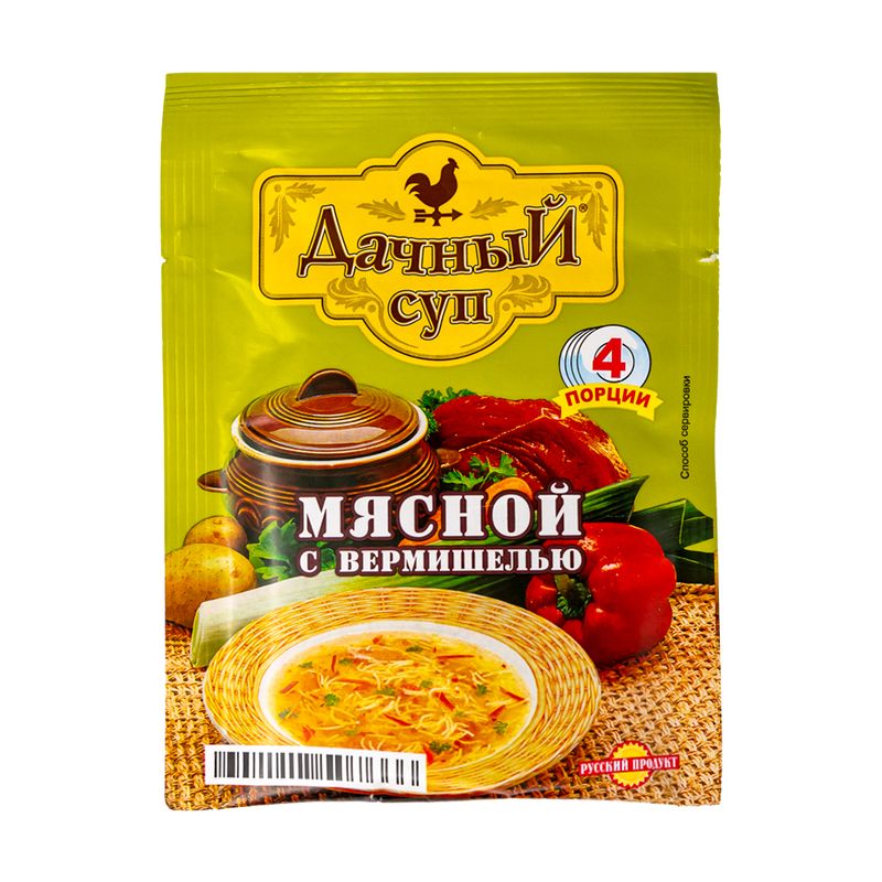 Суп "Дачный", мясной с вермишелью, 60 г