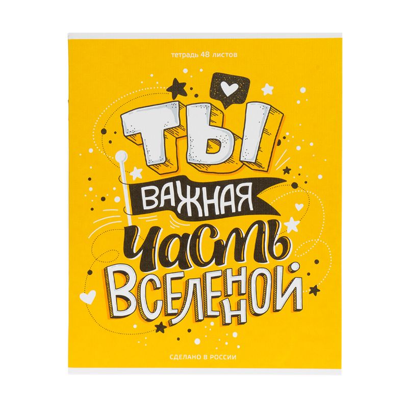 Тетрадь общая, А5, 48 л, в ассортименте