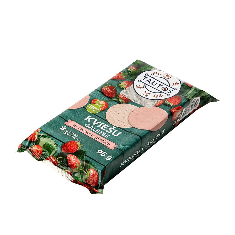 Галеты кукурузные, TAUTAS, в глазури, 95 г