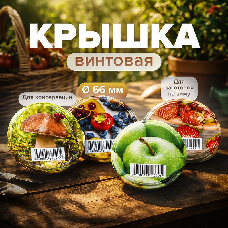 Крышка винтовая ТО-66, в ассортименте