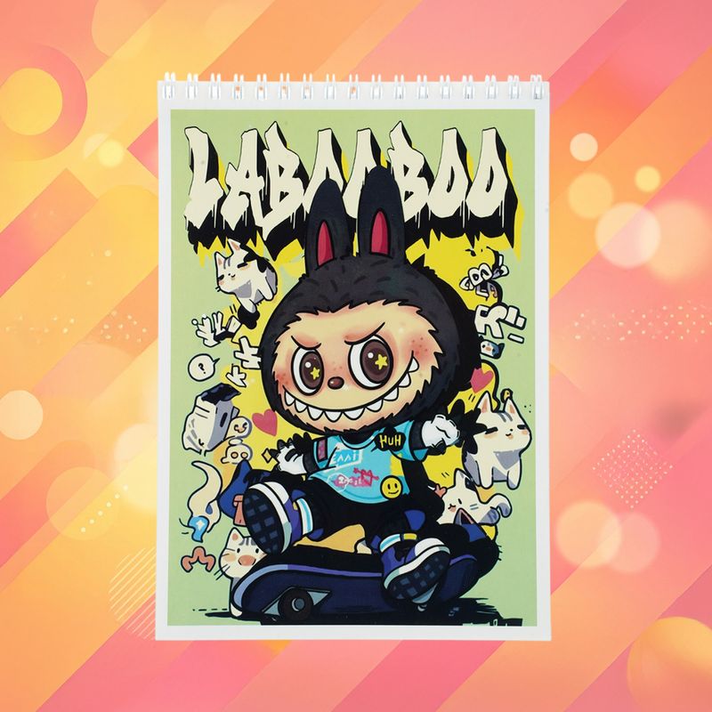 Блокнот, А5, 60 листов, в ассортименте