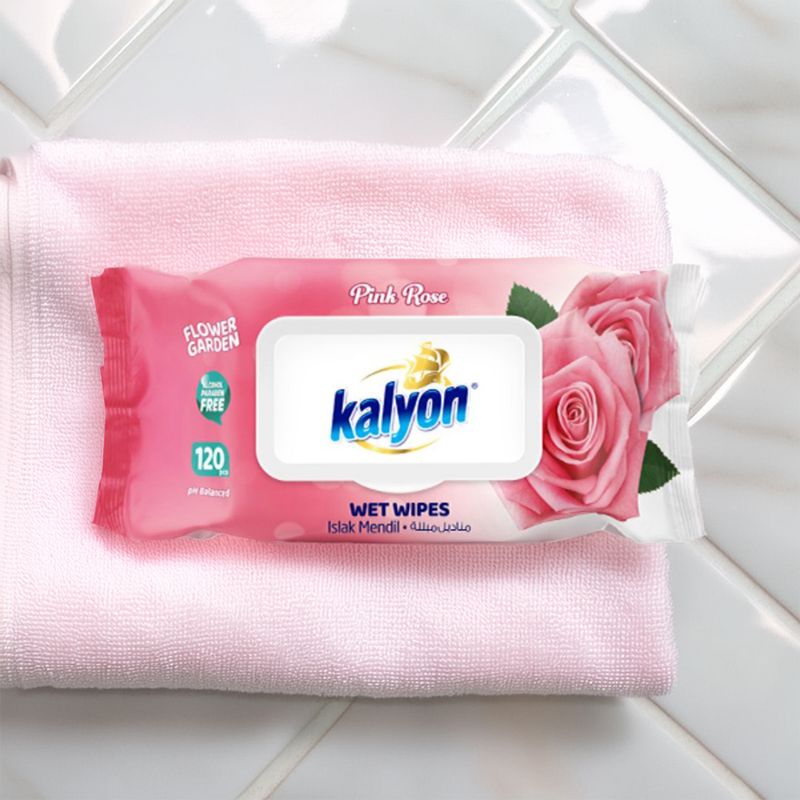 Влажн салф KALYON Pink Rose 120 шт